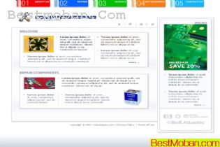 ITά޹˾վ-ŷģ6PSD,7FLA,HTML