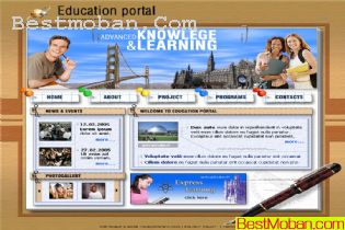 ѧУѵվҳ_ŷҵģ5psd,7fla,html,fonts