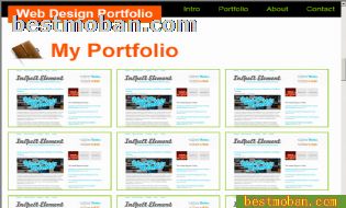 html5 portfolio html5+css3ģ
